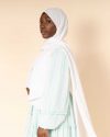 Hijab soie de Médine Premium - Blanc