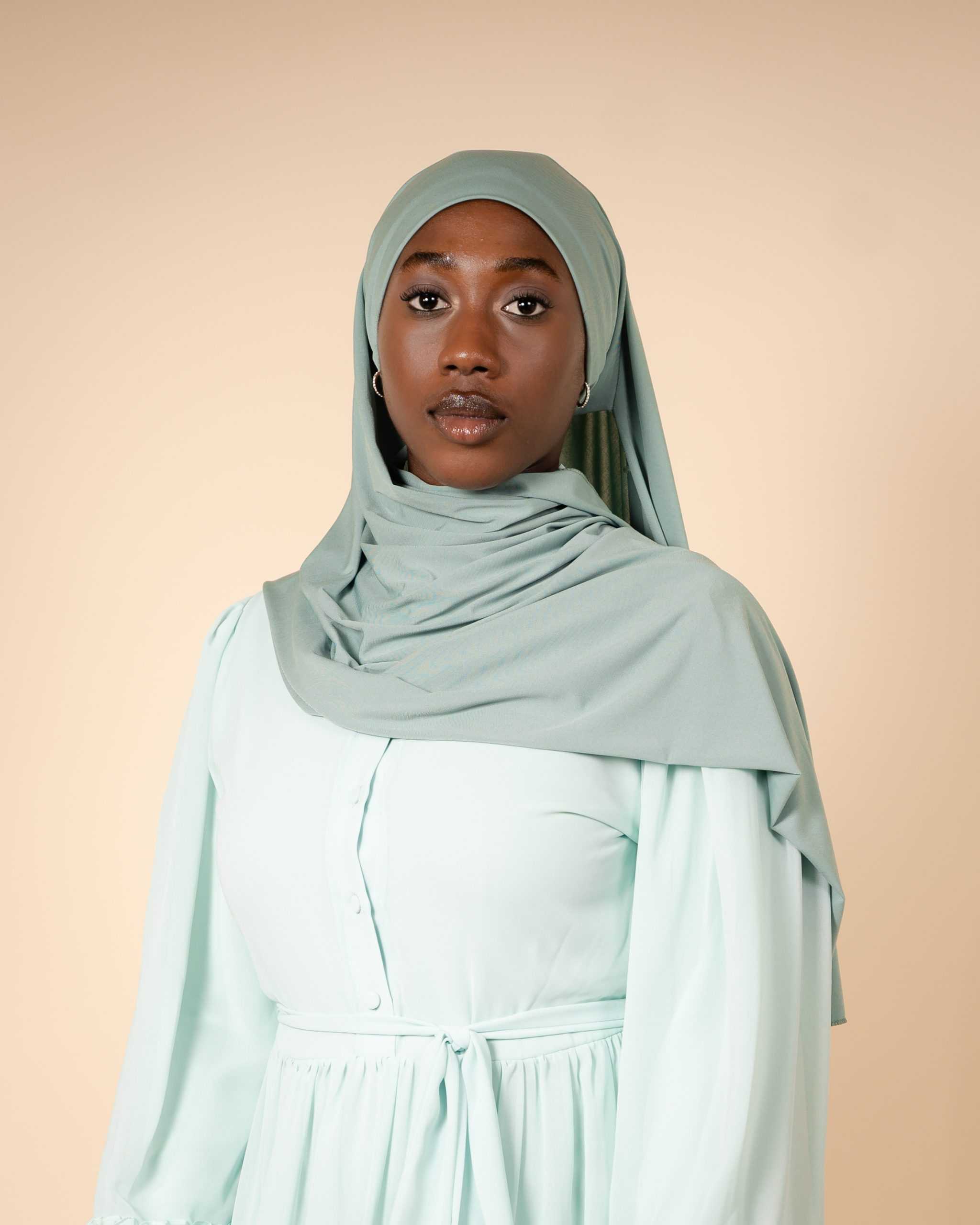 Hijab XL avec bonnet intégré